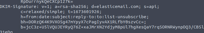 DKIM-Signature header