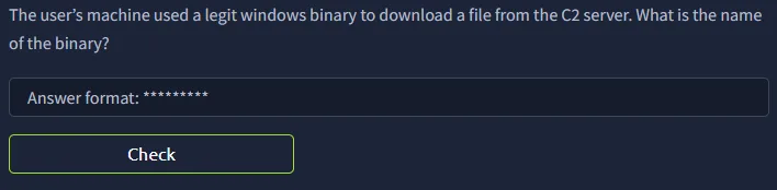 Kibana log entry for 192.166.65.54 showing bitsadmin user agent