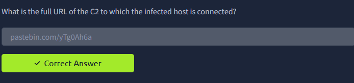 Kibana log showing full URI /yTg0Ah6a
