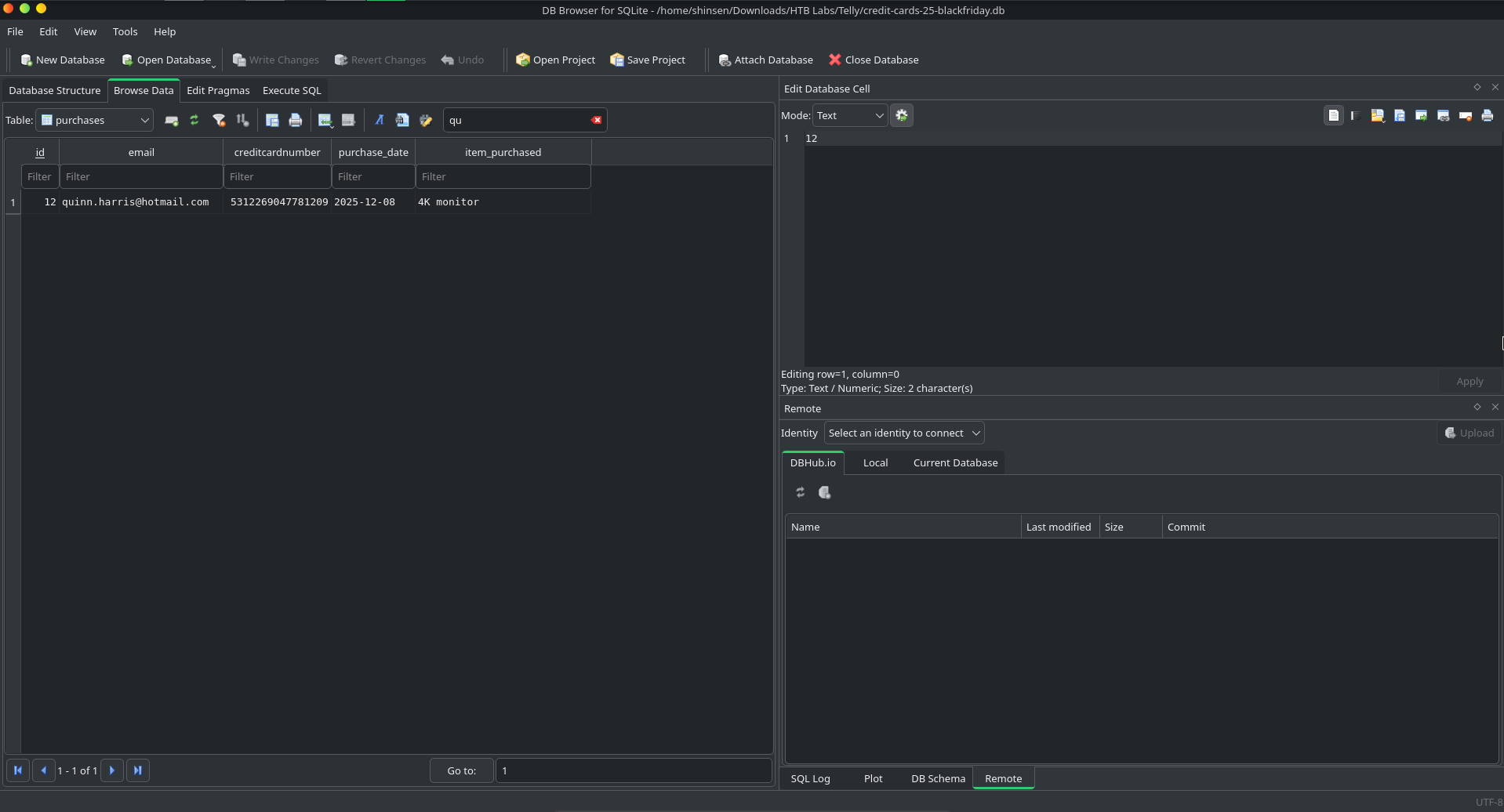 Wireshark export objects to retrieve database file