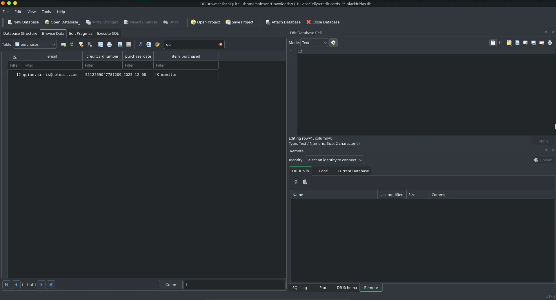 Wireshark export objects to retrieve database file