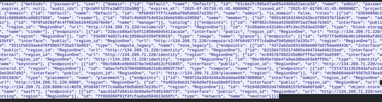 Wireshark packet showing project ID value